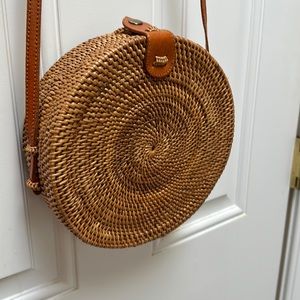 Woven Shoulder Purse